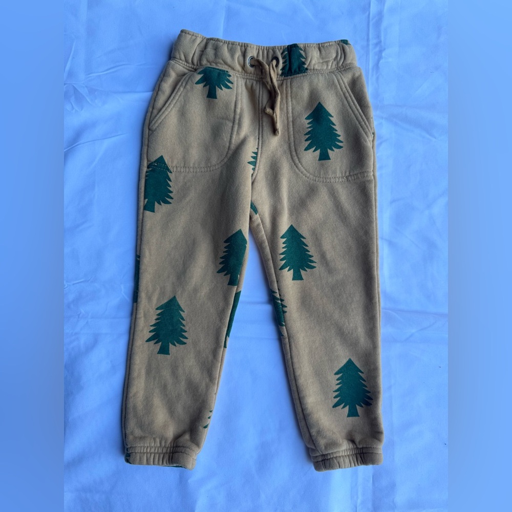 Cat & Jack 3T Boy Pants with Trees Adjustable Waist